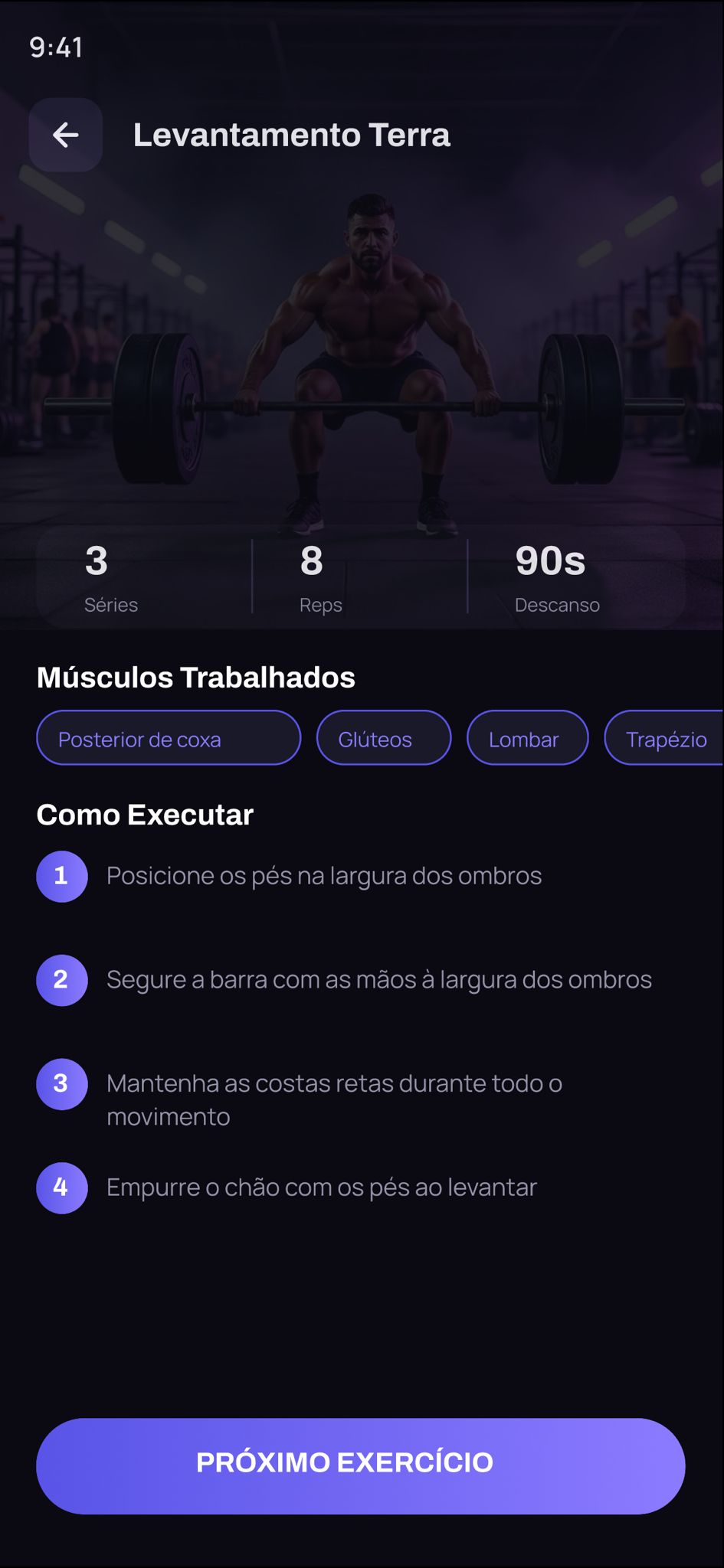 PULSE — Detalhe do exercício